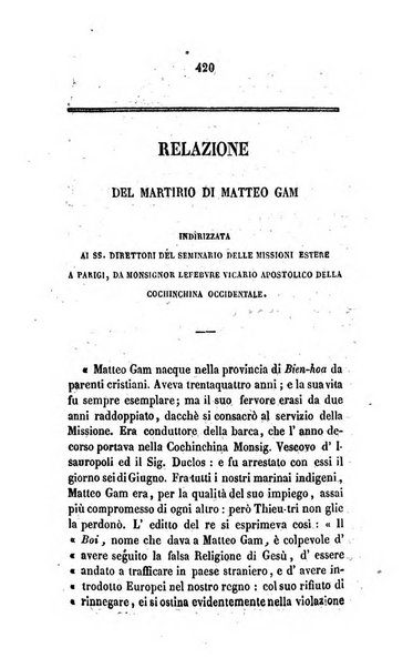 Annali della propagazione della fede raccolta periodica delle lettere dei vescovi e dei missionarj delle missioni nei due mondi ... che forma il seguito delle Lettere edificanti