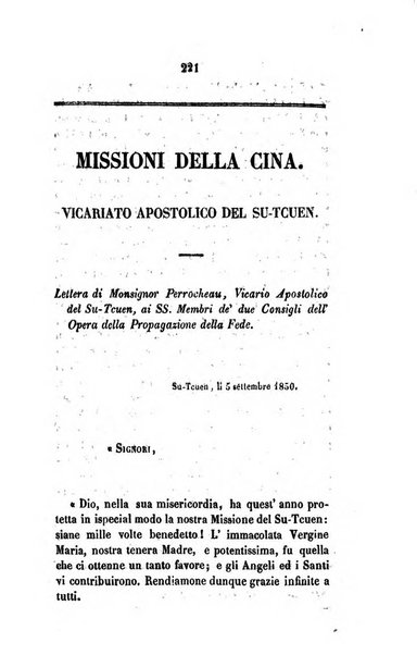 Annali della propagazione della fede raccolta periodica delle lettere dei vescovi e dei missionarj delle missioni nei due mondi ... che forma il seguito delle Lettere edificanti