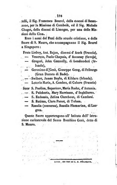 Annali della propagazione della fede raccolta periodica delle lettere dei vescovi e dei missionarj delle missioni nei due mondi ... che forma il seguito delle Lettere edificanti