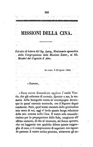 Annali della propagazione della fede raccolta periodica delle lettere dei vescovi e dei missionarj delle missioni nei due mondi ... che forma il seguito delle Lettere edificanti