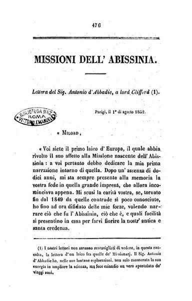 Annali della propagazione della fede raccolta periodica delle lettere dei vescovi e dei missionarj delle missioni nei due mondi ... che forma il seguito delle Lettere edificanti