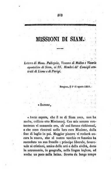 Annali della propagazione della fede raccolta periodica delle lettere dei vescovi e dei missionarj delle missioni nei due mondi ... che forma il seguito delle Lettere edificanti