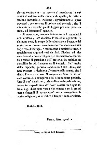 Annali della propagazione della fede raccolta periodica delle lettere dei vescovi e dei missionarj delle missioni nei due mondi ... che forma il seguito delle Lettere edificanti