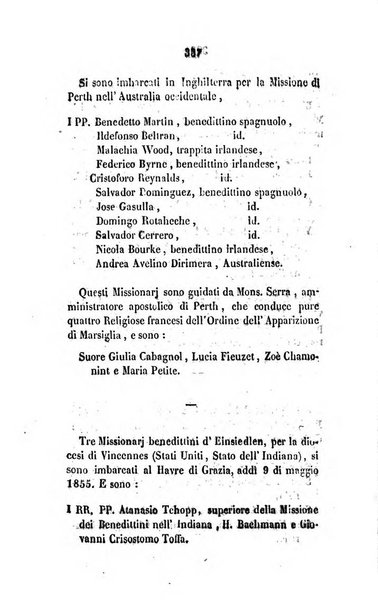 Annali della propagazione della fede raccolta periodica delle lettere dei vescovi e dei missionarj delle missioni nei due mondi ... che forma il seguito delle Lettere edificanti