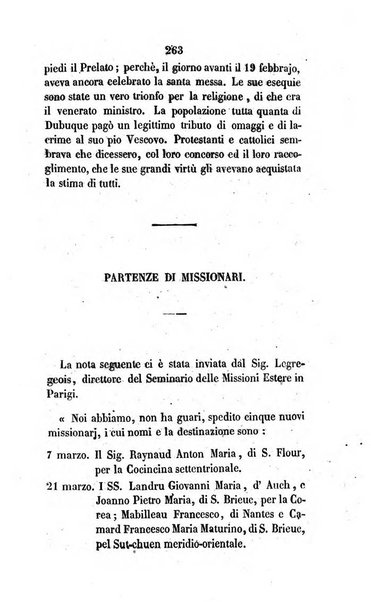 Annali della propagazione della fede raccolta periodica delle lettere dei vescovi e dei missionarj delle missioni nei due mondi ... che forma il seguito delle Lettere edificanti