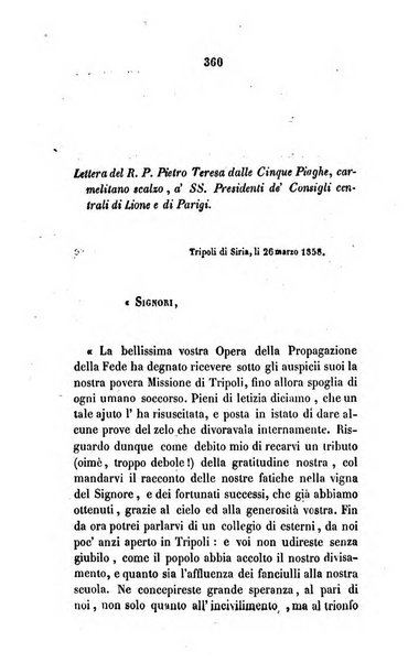 Annali della propagazione della fede raccolta periodica delle lettere dei vescovi e dei missionarj delle missioni nei due mondi ... che forma il seguito delle Lettere edificanti