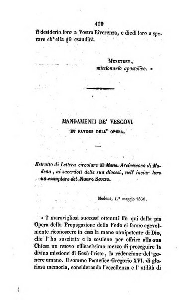 Annali della propagazione della fede raccolta periodica delle lettere dei vescovi e dei missionarj delle missioni nei due mondi ... che forma il seguito delle Lettere edificanti