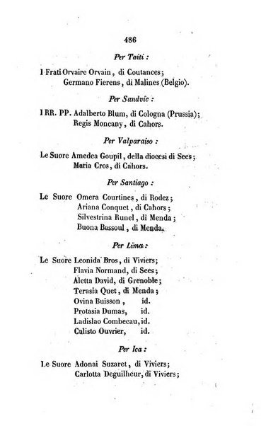 Annali della propagazione della fede raccolta periodica delle lettere dei vescovi e dei missionarj delle missioni nei due mondi ... che forma il seguito delle Lettere edificanti