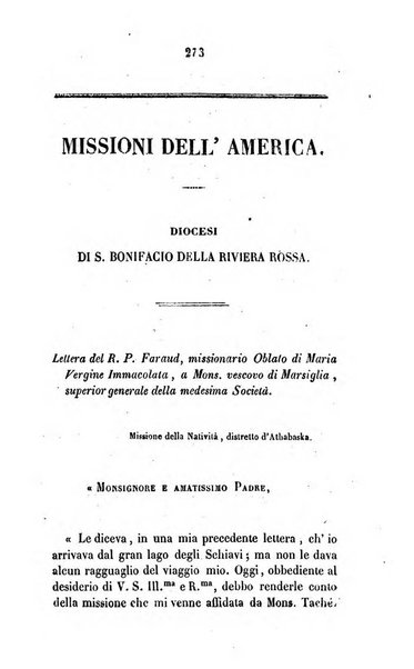 Annali della propagazione della fede raccolta periodica delle lettere dei vescovi e dei missionarj delle missioni nei due mondi ... che forma il seguito delle Lettere edificanti