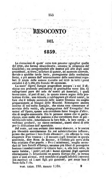 Annali della propagazione della fede raccolta periodica delle lettere dei vescovi e dei missionarj delle missioni nei due mondi ... che forma il seguito delle Lettere edificanti