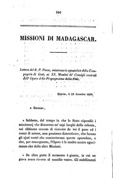 Annali della propagazione della fede raccolta periodica delle lettere dei vescovi e dei missionarj delle missioni nei due mondi ... che forma il seguito delle Lettere edificanti