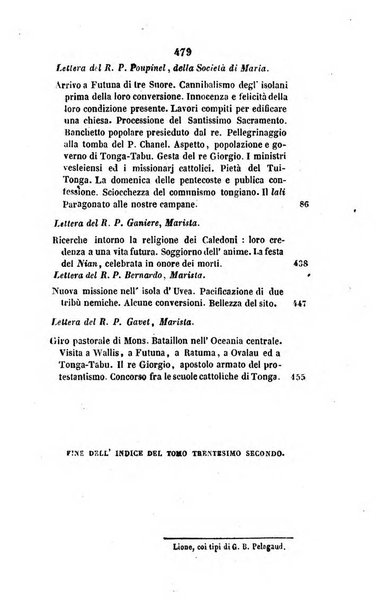 Annali della propagazione della fede raccolta periodica delle lettere dei vescovi e dei missionarj delle missioni nei due mondi ... che forma il seguito delle Lettere edificanti