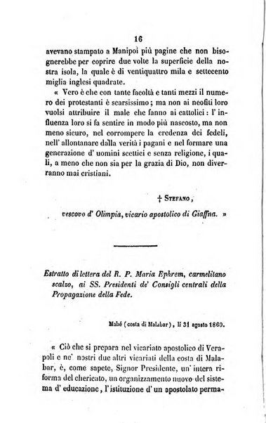 Annali della propagazione della fede raccolta periodica delle lettere dei vescovi e dei missionarj delle missioni nei due mondi ... che forma il seguito delle Lettere edificanti