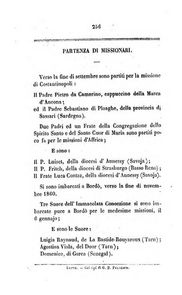 Annali della propagazione della fede raccolta periodica delle lettere dei vescovi e dei missionarj delle missioni nei due mondi ... che forma il seguito delle Lettere edificanti