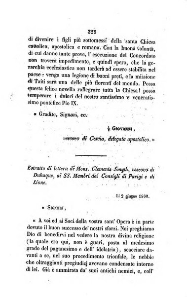 Annali della propagazione della fede raccolta periodica delle lettere dei vescovi e dei missionarj delle missioni nei due mondi ... che forma il seguito delle Lettere edificanti