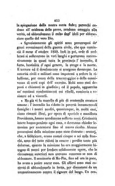 Annali della propagazione della fede raccolta periodica delle lettere dei vescovi e dei missionarj delle missioni nei due mondi ... che forma il seguito delle Lettere edificanti