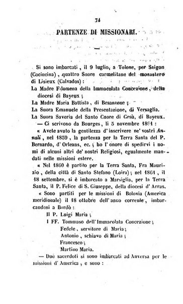 Annali della propagazione della fede raccolta periodica delle lettere dei vescovi e dei missionarj delle missioni nei due mondi ... che forma il seguito delle Lettere edificanti