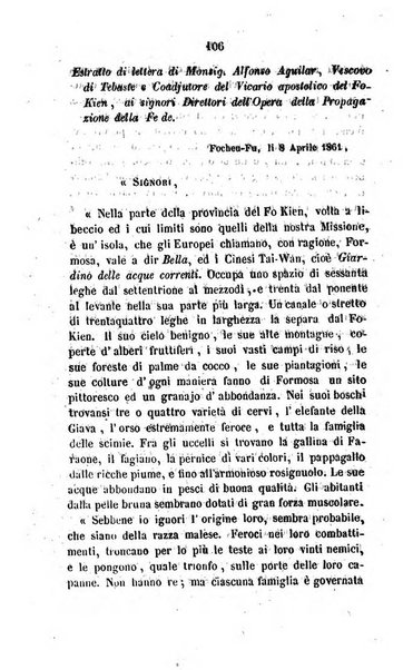 Annali della propagazione della fede raccolta periodica delle lettere dei vescovi e dei missionarj delle missioni nei due mondi ... che forma il seguito delle Lettere edificanti