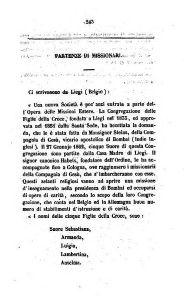 Annali della propagazione della fede raccolta periodica delle lettere dei vescovi e dei missionarj delle missioni nei due mondi ... che forma il seguito delle Lettere edificanti