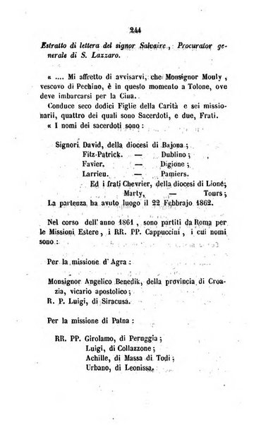 Annali della propagazione della fede raccolta periodica delle lettere dei vescovi e dei missionarj delle missioni nei due mondi ... che forma il seguito delle Lettere edificanti