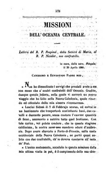 Annali della propagazione della fede raccolta periodica delle lettere dei vescovi e dei missionarj delle missioni nei due mondi ... che forma il seguito delle Lettere edificanti