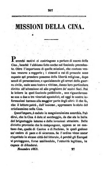 Annali della propagazione della fede raccolta periodica delle lettere dei vescovi e dei missionarj delle missioni nei due mondi ... che forma il seguito delle Lettere edificanti