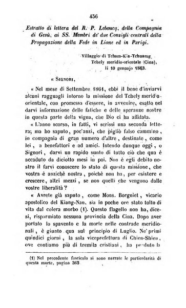 Annali della propagazione della fede raccolta periodica delle lettere dei vescovi e dei missionarj delle missioni nei due mondi ... che forma il seguito delle Lettere edificanti