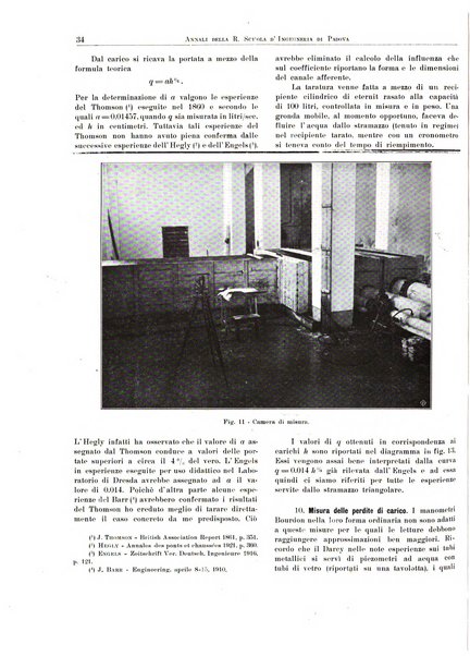 Annali della Scuola d'ingegneria di Padova