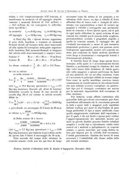 Annali della Scuola d'ingegneria di Padova