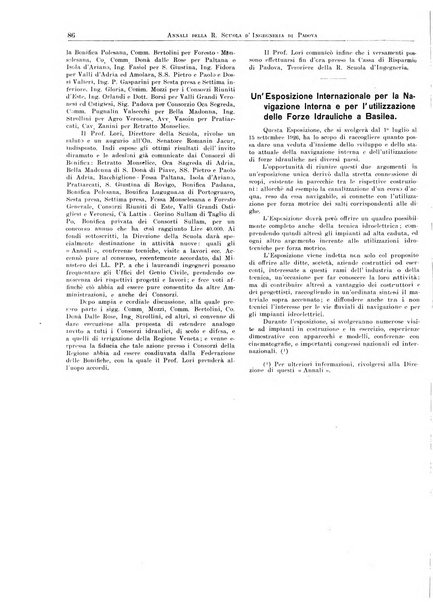 Annali della Scuola d'ingegneria di Padova