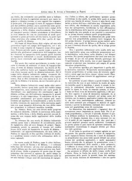 Annali della Scuola d'ingegneria di Padova