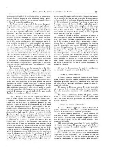 Annali della Scuola d'ingegneria di Padova