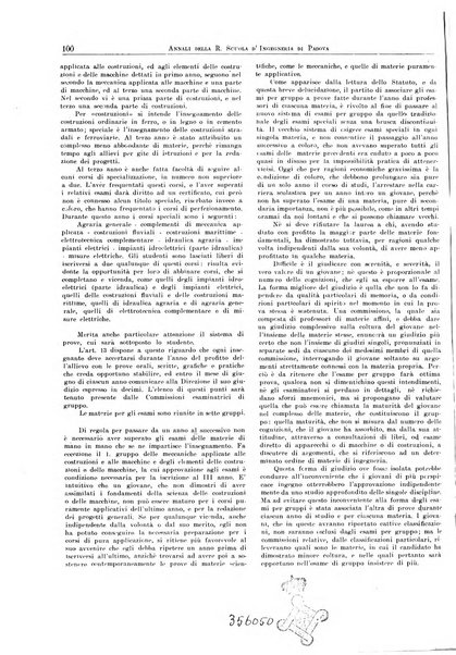 Annali della Scuola d'ingegneria di Padova