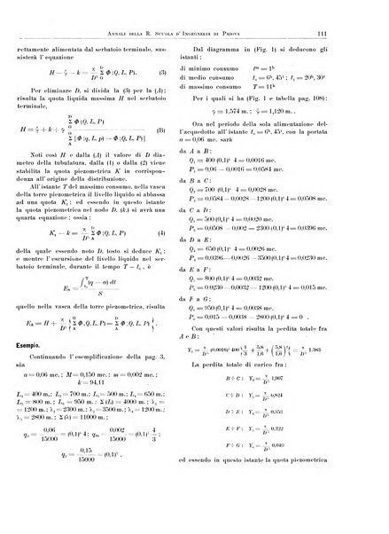 Annali della Scuola d'ingegneria di Padova