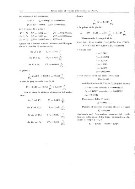 Annali della Scuola d'ingegneria di Padova