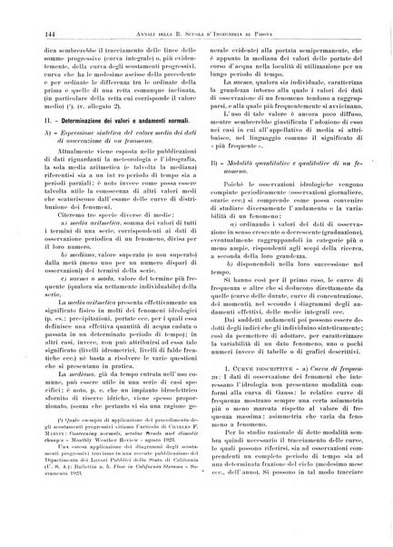 Annali della Scuola d'ingegneria di Padova