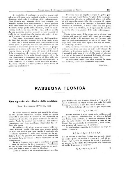 Annali della Scuola d'ingegneria di Padova