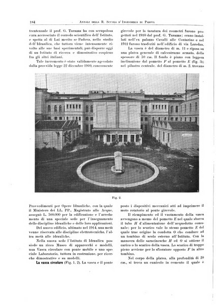 Annali della Scuola d'ingegneria di Padova