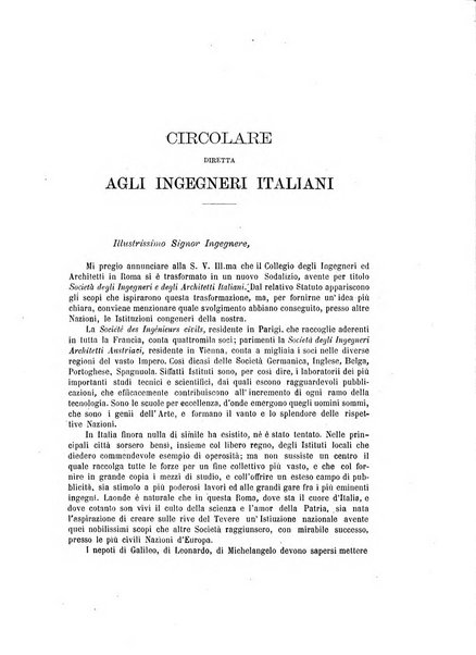 Annali della Società degli ingegneri e degli architetti italiani. Parte 1., Atti della società