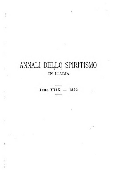 Annali dello spiritismo in Italia