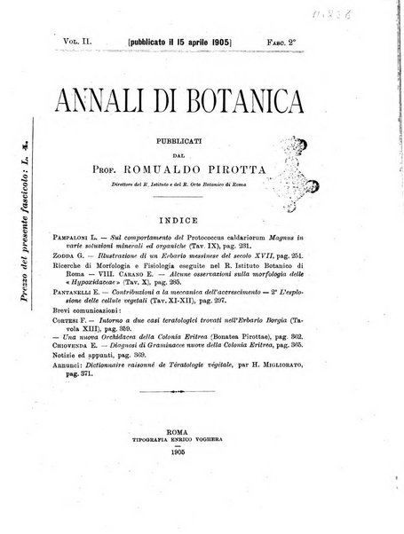 Annali di botanica