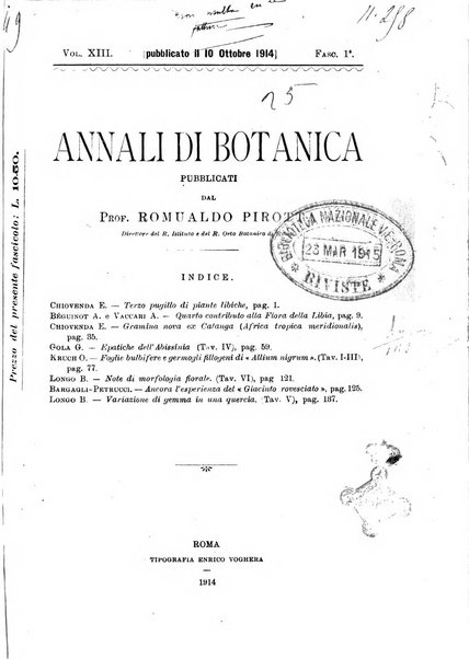 Annali di botanica