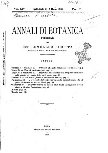 Annali di botanica