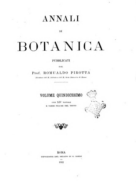 Annali di botanica