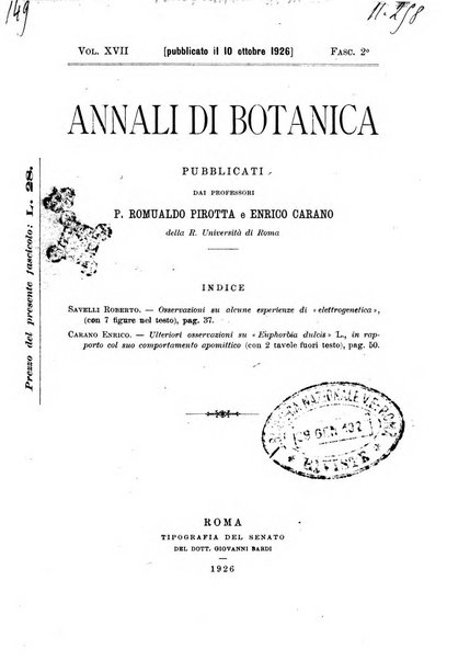 Annali di botanica