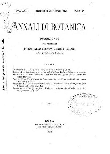 Annali di botanica