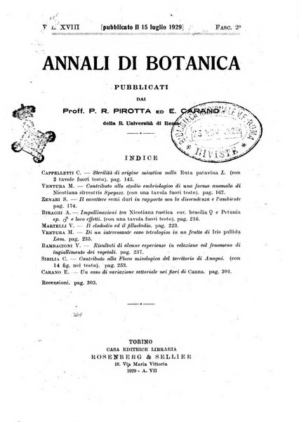 Annali di botanica