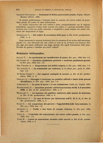 Annali di diritto e procedura penale