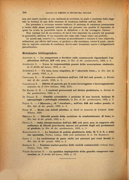 Annali di diritto e procedura penale