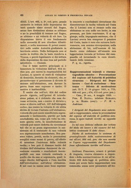 Annali di diritto e procedura penale